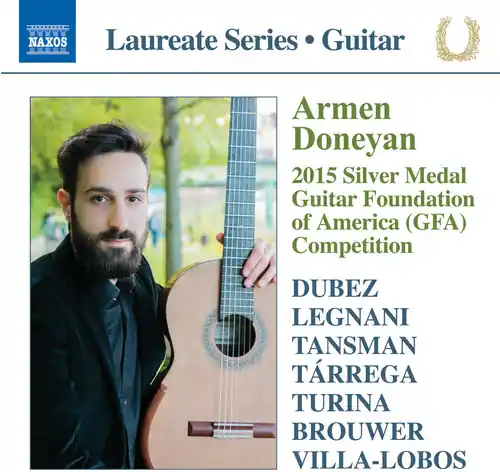 Armen doneyan: 2015 Silver Medal Guitar Foundation of America Buy Online