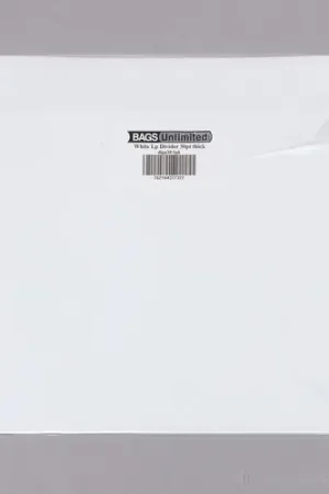 Hot Deal Bags Unlimited DLPP305PK - 12 Inch LP Record Divider Cards - 12 1/8 X 13 1/8 inches - .030 Polystyrene - 5 Pack (White)