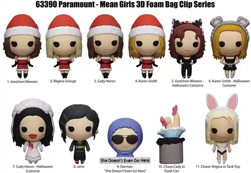 Mean Girls 3d Foam Bag Clip - Series 1 Sale