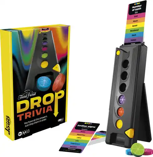 Hasbro Gaming - Drop Trivia Trivial Pursuit Buy Online