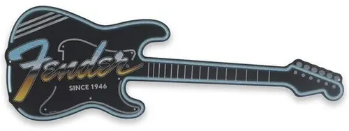 Top Pick Fender Since 1946 Neon Guitar Metal Sign