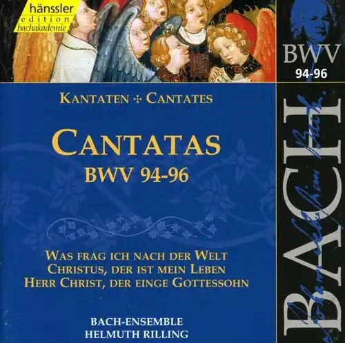Authentic Sacred Cantatas Bwv 94-96