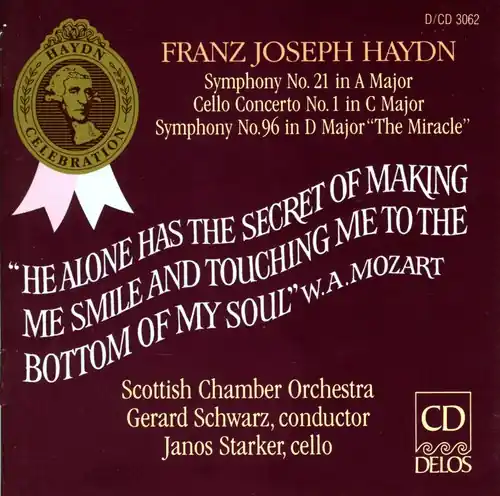 Secure Checkout Symphonies 21 & 96 / Cello Concerto