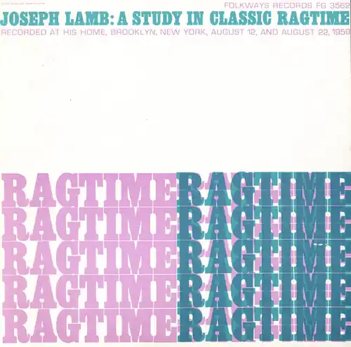 New Arrival Joseph Lamb: A Study in Classic Ragtime