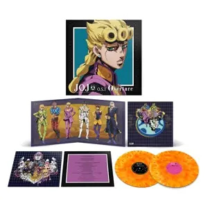 Fast Shipping Yugo Kanno - Jojo's Bizarre Adventure: Golden Wind (Original Motion Picture Soundtrack) (2 LPs)