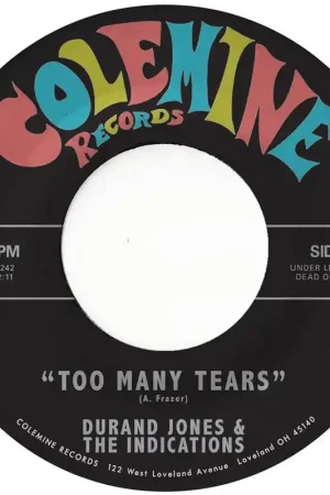 Durand & the Indications Jones - Too Many Tears (Single) New Arrival