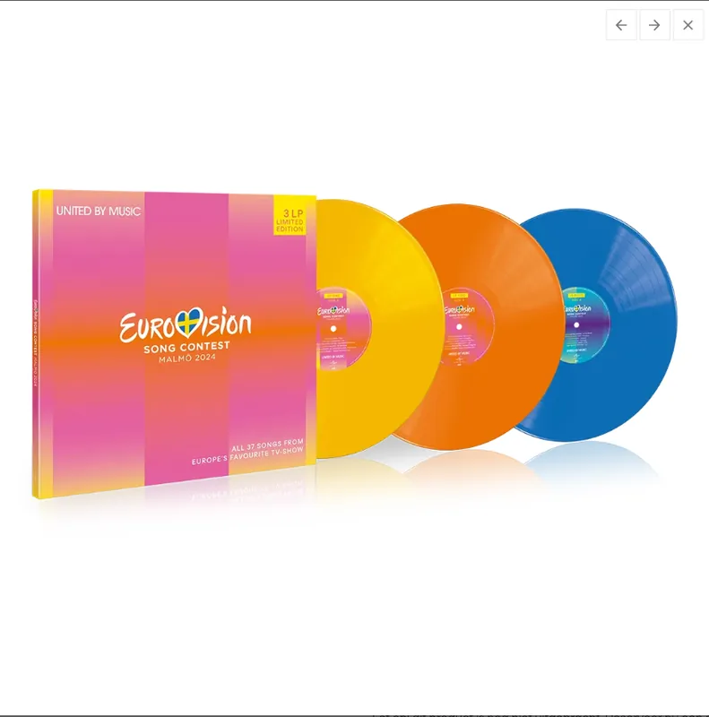 Eurovision Song Contest Malmö 2024 (3LP) New Arrival