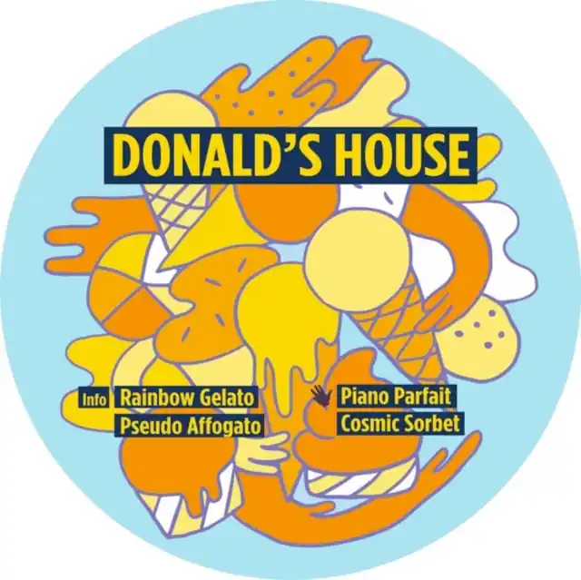 DONALD'S HOUSE - RAINBOW GELATO EP (Vinyl) Free Shipping
