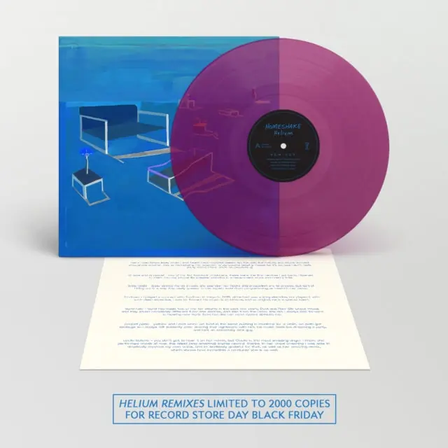 HOMESHAKE - HELIUM REMIXES (TRANSLUCENT GRAPE VINYL) (Vinyl LP) Final Sale