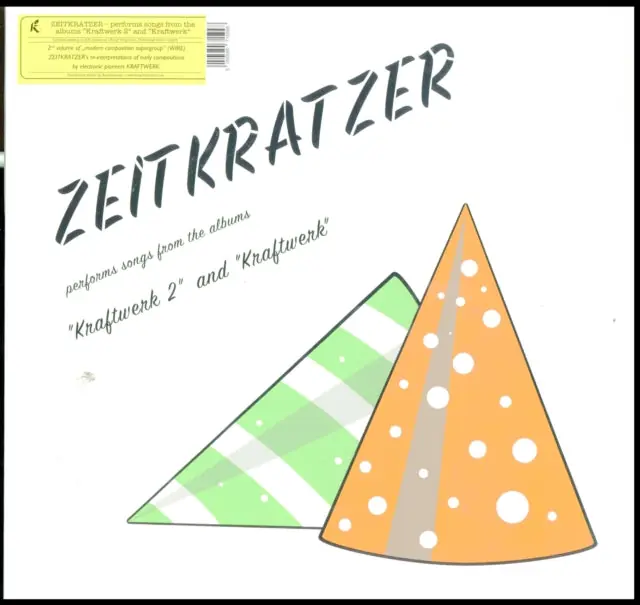 Seasonal Sale ZEITKRATZER - PERFORMS SONGS FROM THE ALBUMS KRAFTWERK 2 & KRAFTWERK (Vinyl LP)