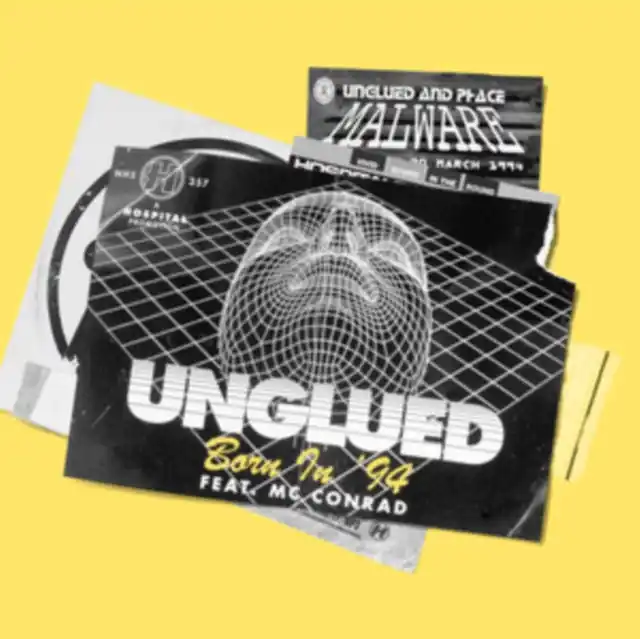 UNGLUED - BORN IN 94 / MALWARE (Vinyl LP) Super Sale