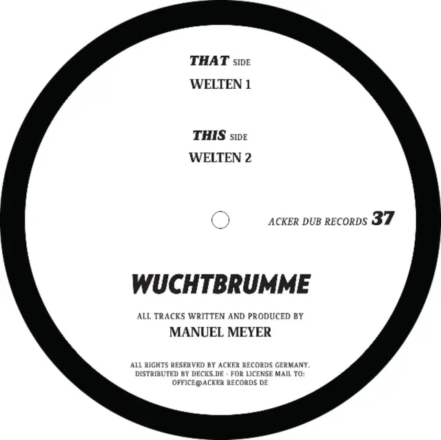 MEYER,MANUEL - WUCHTBRUMME (Vinyl LP) Price Drop