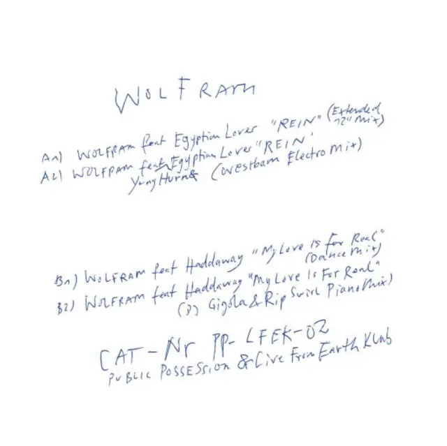 WOLFRAM - REMIX EP (Vinyl LP) Direct From Manufacturer