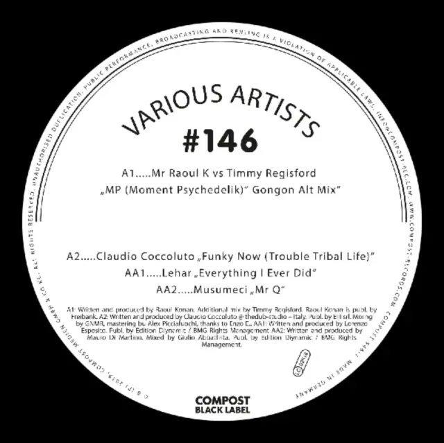 Hot Deal VARIOUS ARTISTS - COMPOST BLACK LABEL #146 (Vinyl LP)